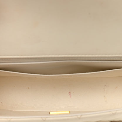 Chanel Lambskin Quilted Mini Rectangular Flap White 6 of 12