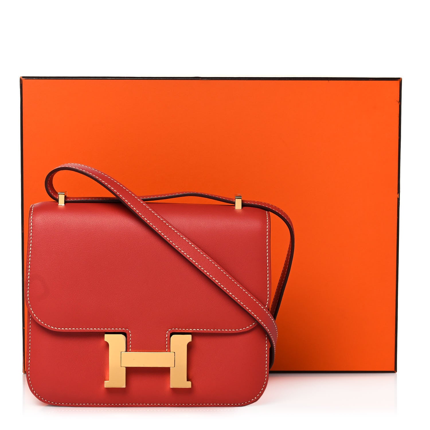 Hermes Swift Constance 18 Sanguine 11 of 11