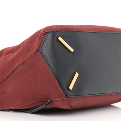 Loewe Suede Medium Puzzle Bag Red 9 of 15