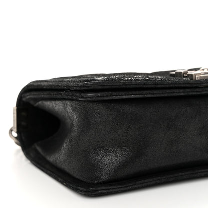 Chanel Nubuck Chesterfield Quilted Medium Celtic Boy Flap Black 9 of 10