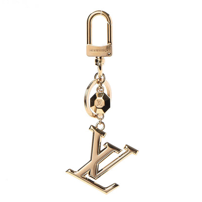 Louis Vuitton LV Facettes Bag Charm Key Holder Gold 1 of 4