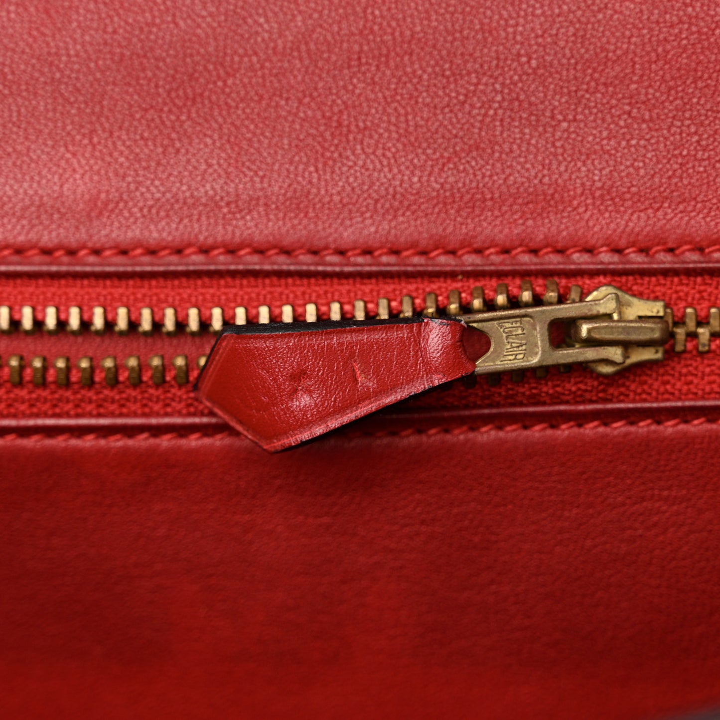 Box Annie Clutch Shoulder Bag Rouge Vif