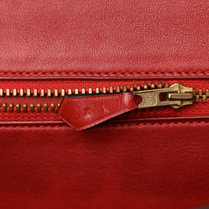 Hermes Box Annie Clutch Shoulder Bag Rouge Vif 10 of 19