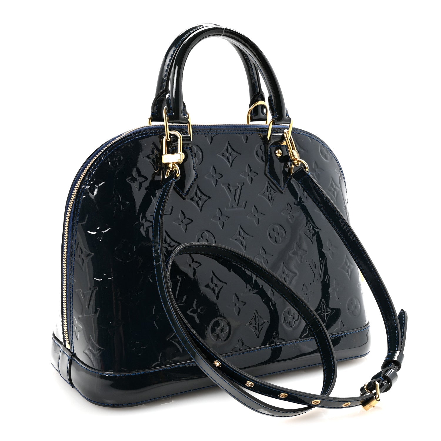 Louis Vuitton Vernis Alma PM Blue Infini 3 of 9