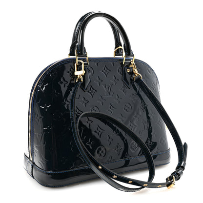 Louis Vuitton Vernis Alma PM Blue Infini 3 of 9