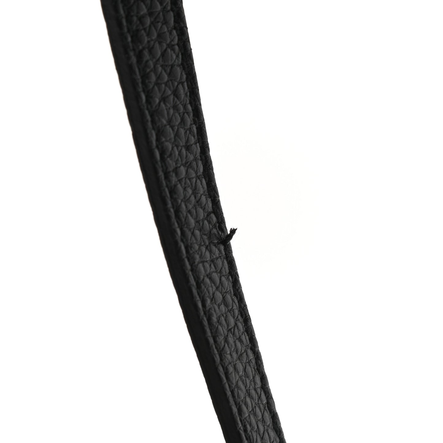 Pebbled Calfskin Small Soho Disco Bag Black