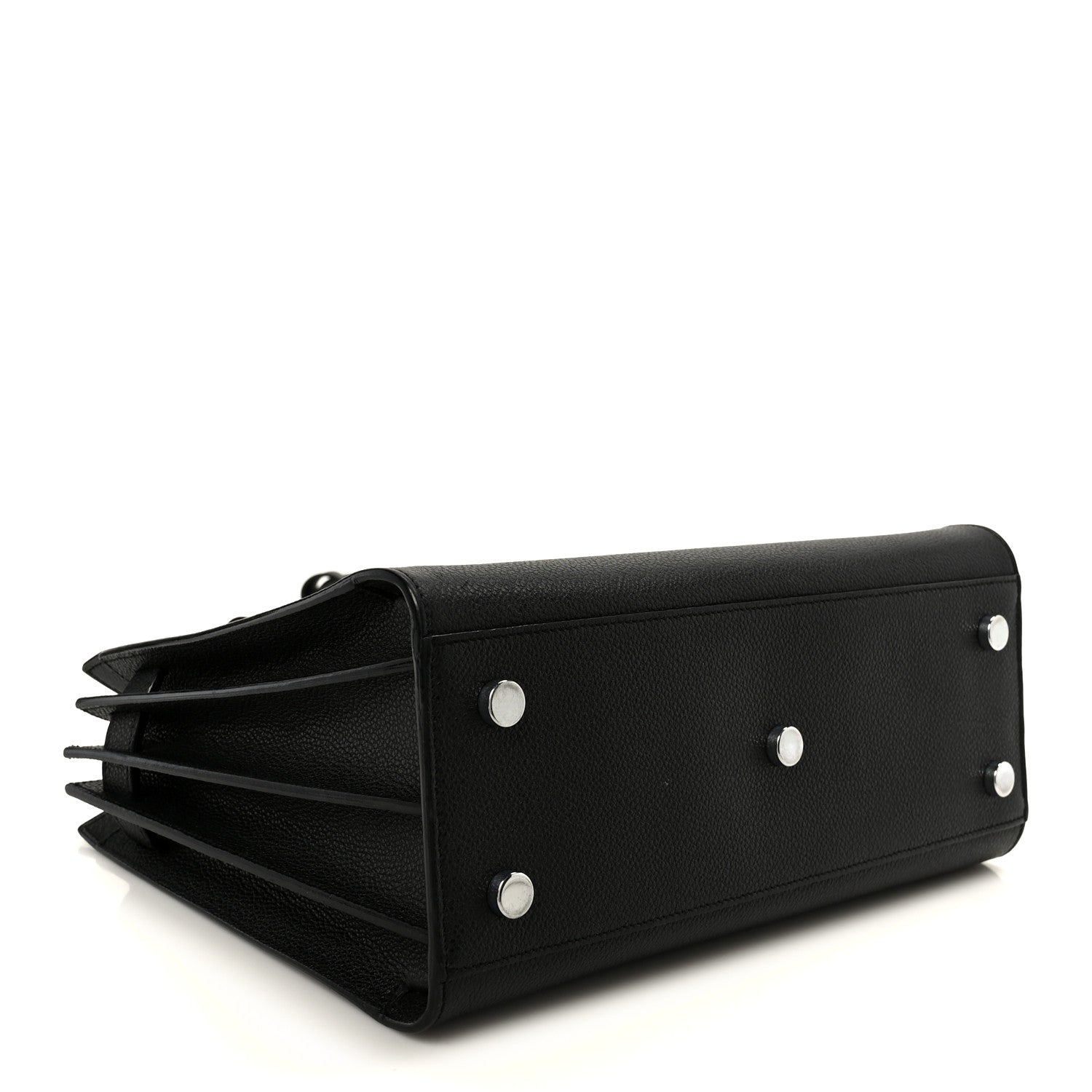 Saint Laurent Grained Calfskin Small Sac De Jour Black 4 of 11