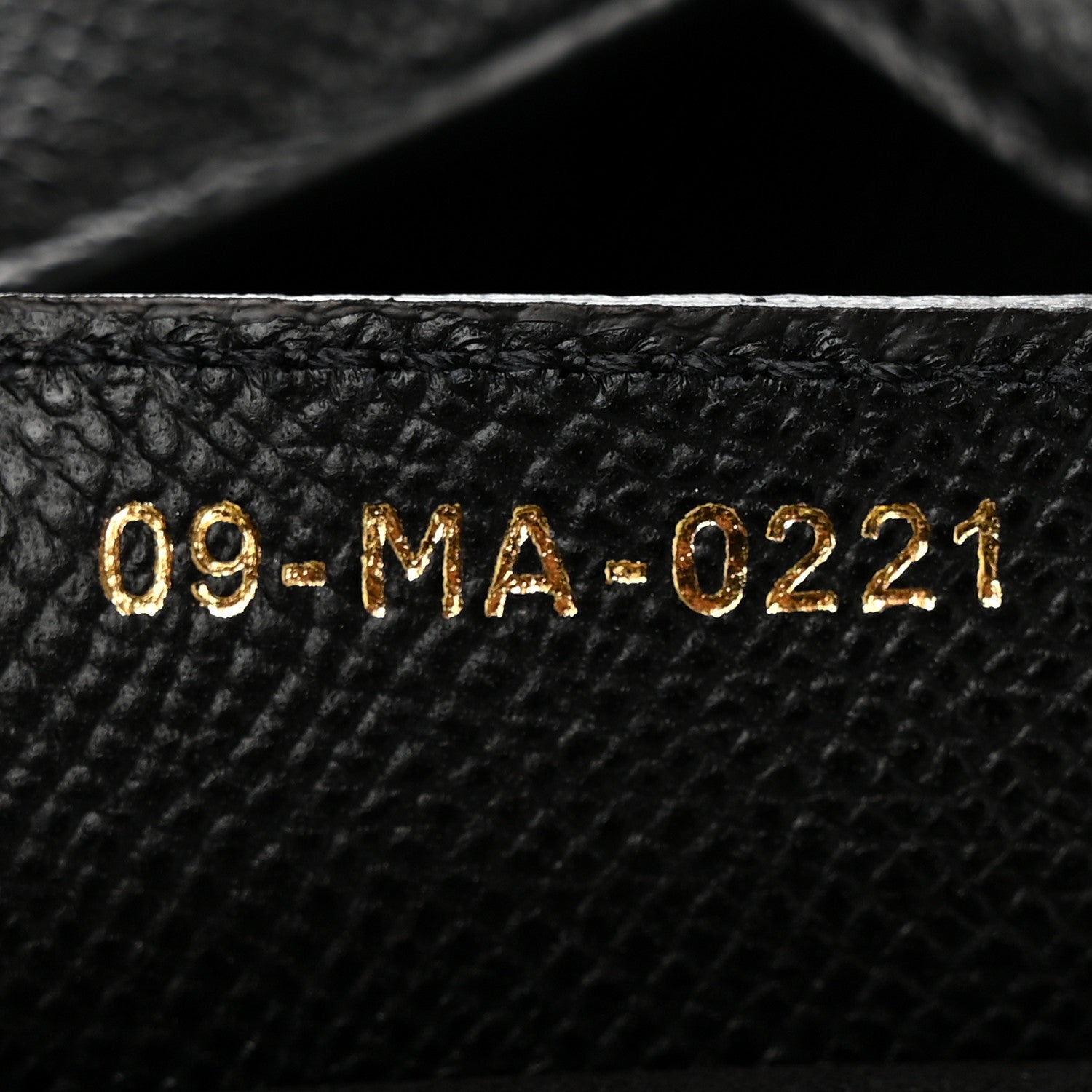 Christian Dior Grained Calfskin Saddle Bag Black 7 of 13