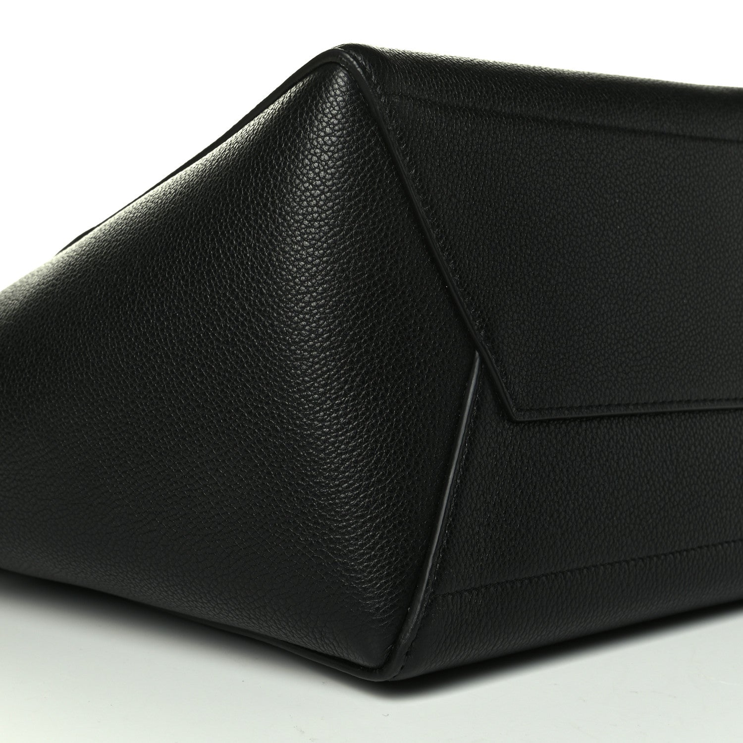 Celine Soft Grained Calfskin Sangle Bucket Bag Black 11 of 11