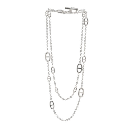 Hermes Sterling Silver Farandole Necklace 120 3 of 5