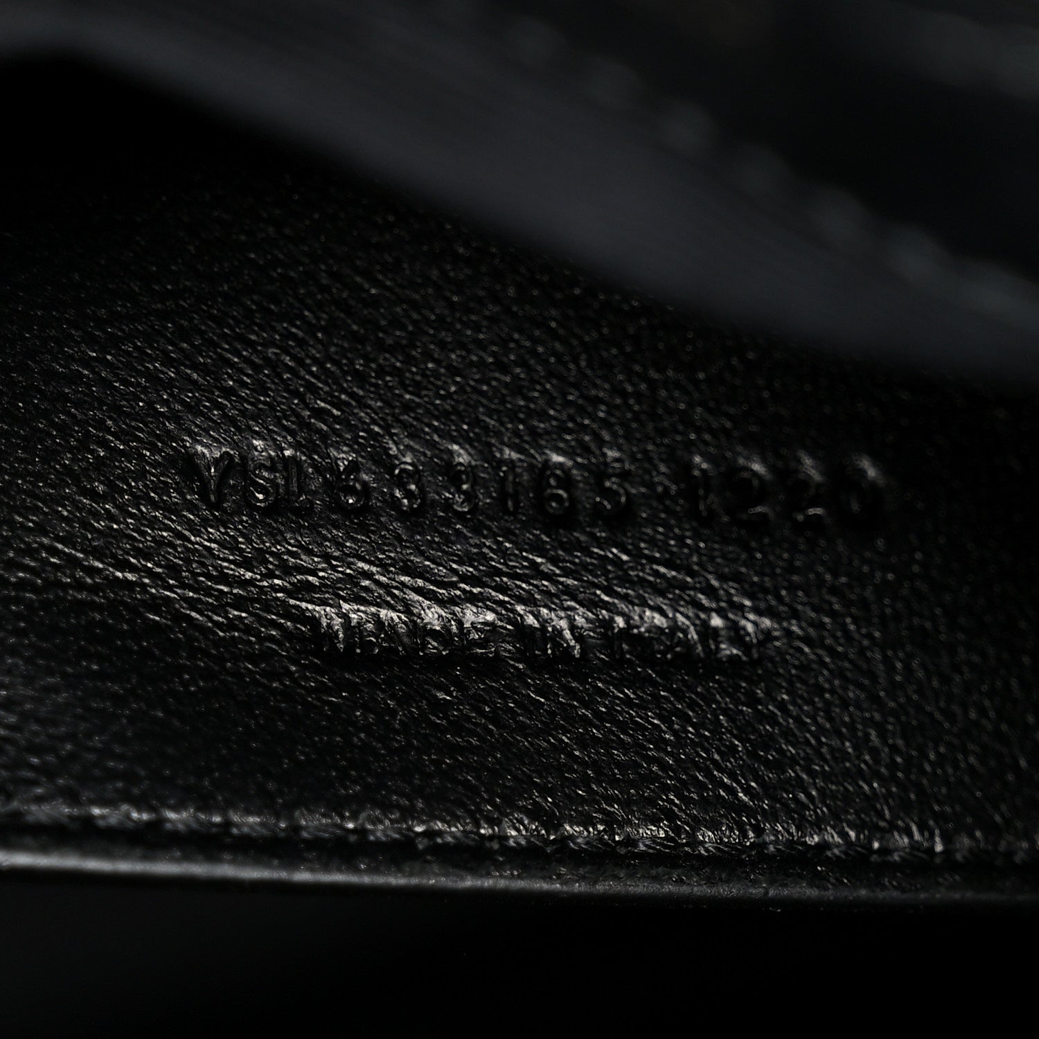 Saint Laurent Crinkled Calfskin Matelasse Monogram Baby Niki Chain Satchel Black 7 of 10