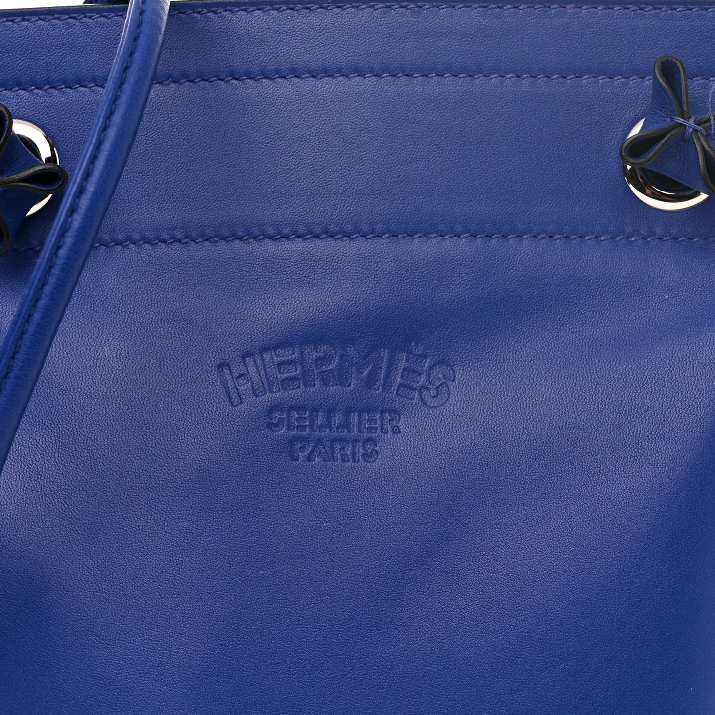 Milo Lambskin Swift Mini Aline Bleu Electrique