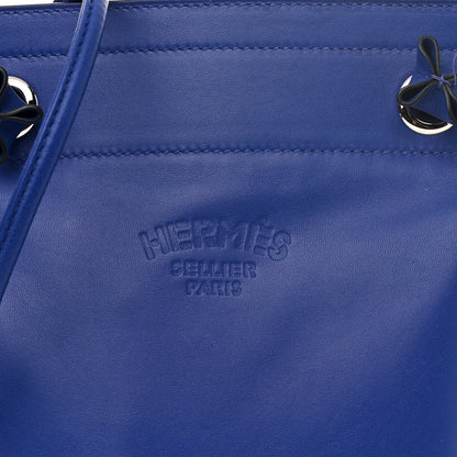 Hermes Milo Lambskin Swift Mini Aline Bleu Electrique 8 of 11