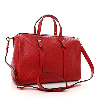 Gucci Soft Microguccissima Medium Nice Boston Red 3 of 11