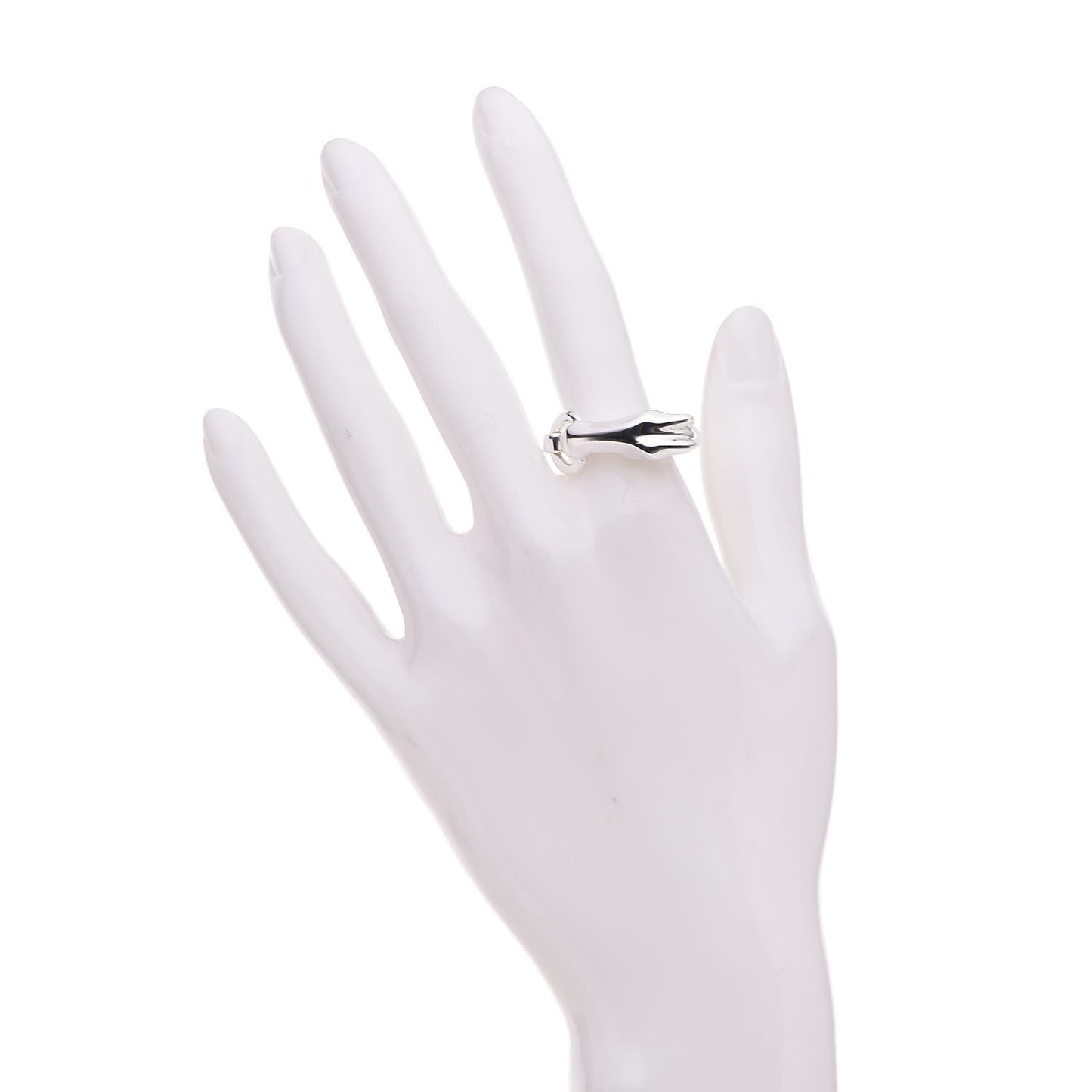 Sterling Silver Small Galop Ring 57 8
