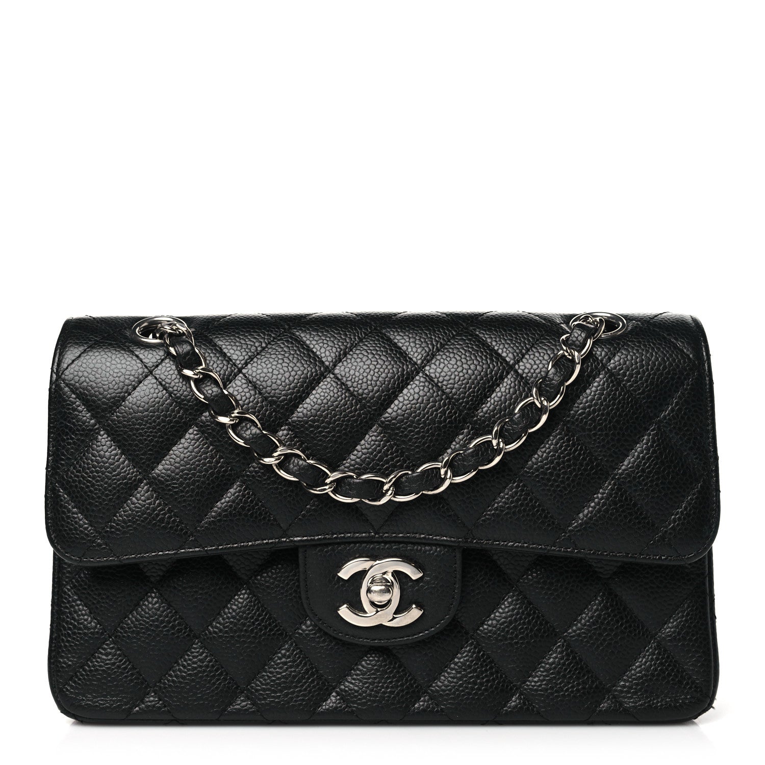 Chanel Caviar Quilted Small Double Flap Black 1 of 12