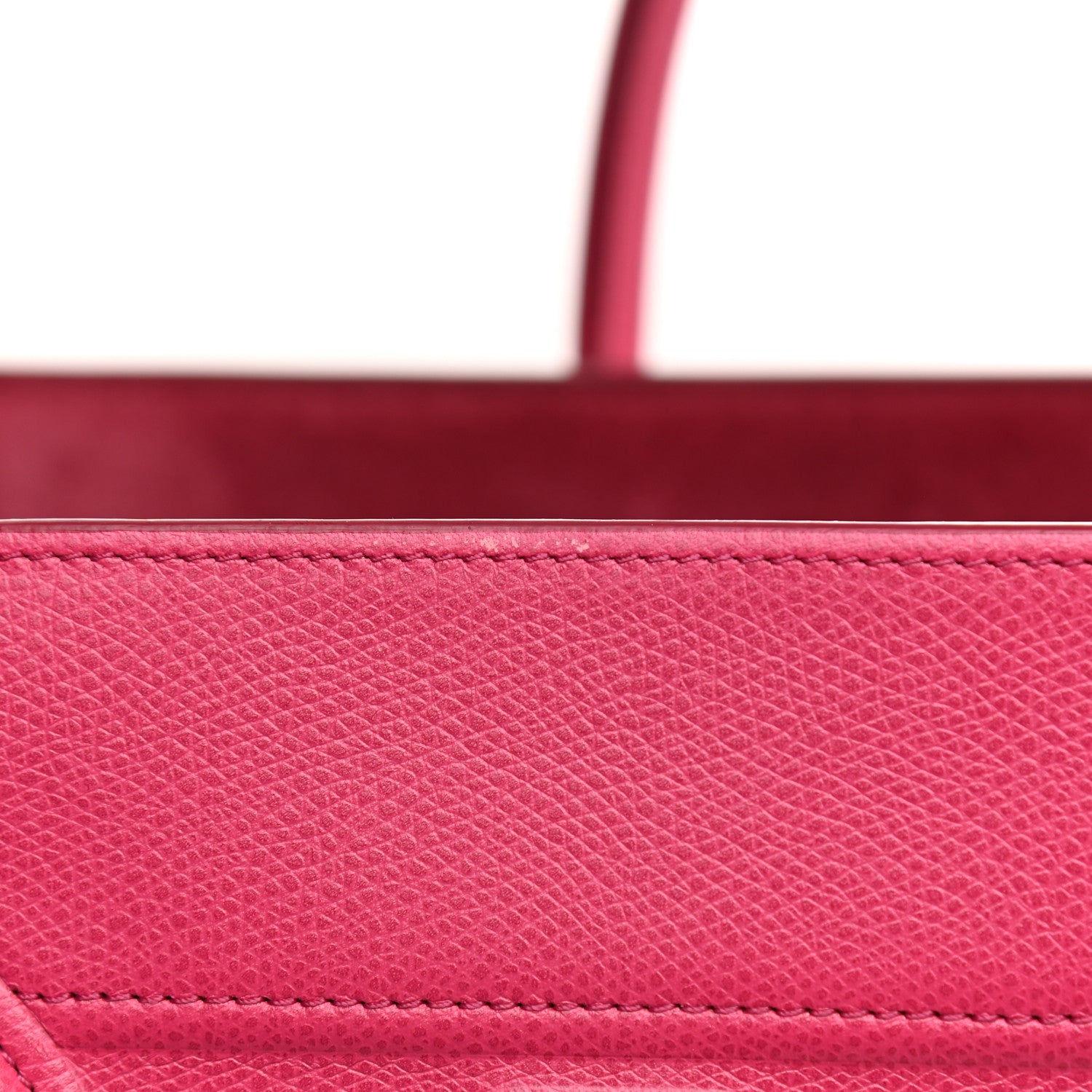 Celine Grained Calfskin Medium Phantom Luggage Fuchsia 21 of 21