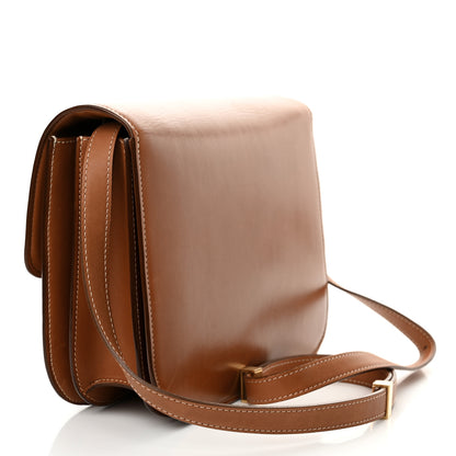 Celine Smooth Calfskin Medium Classic Box Flap Bag Camel 3 of 16