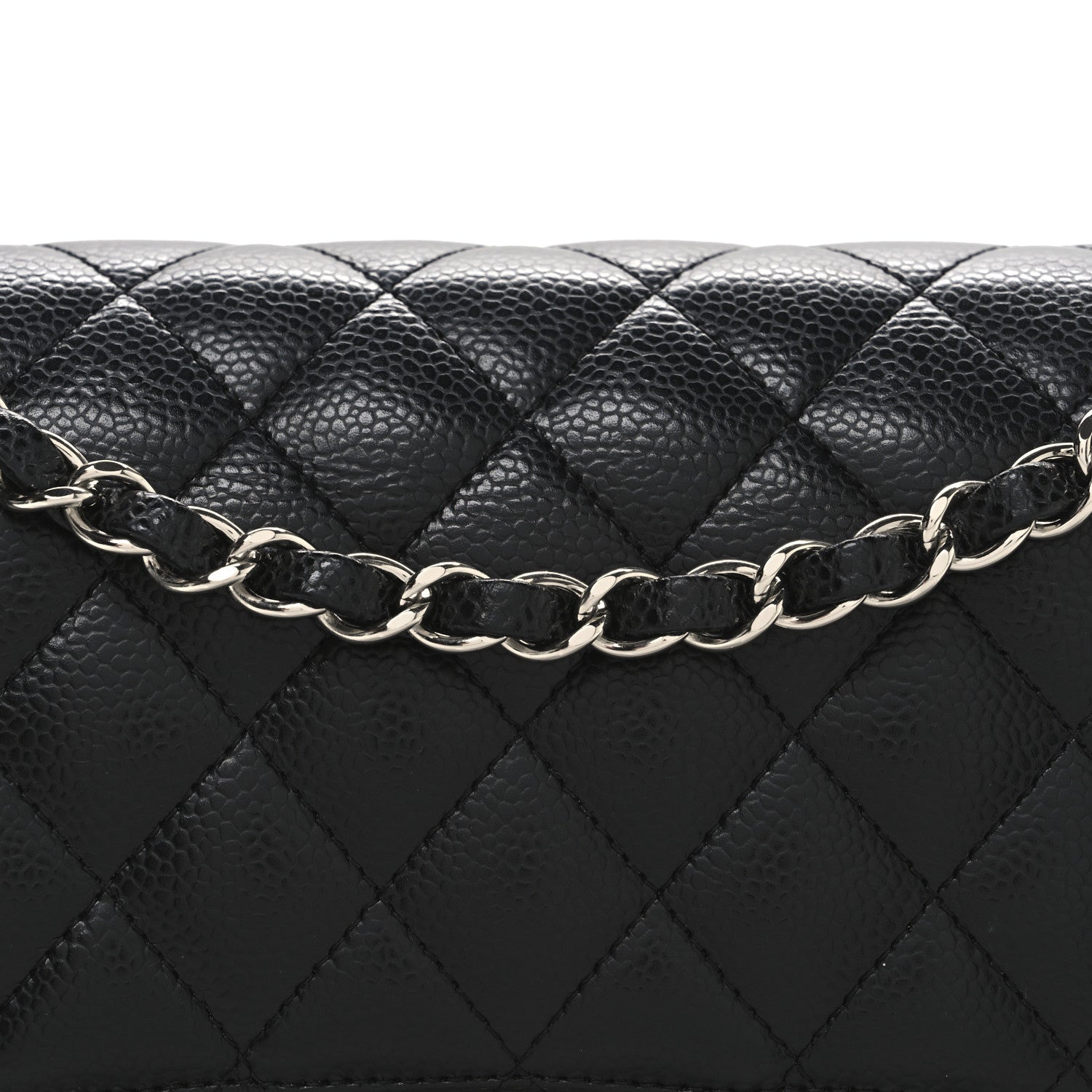 Chanel Caviar Quilted Medium Double Flap Black 8 of 10