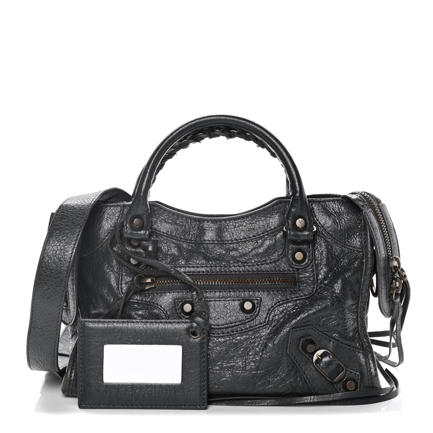 Balenciaga Agneau Classic Hardware Mini City Anthracite 1 of 12