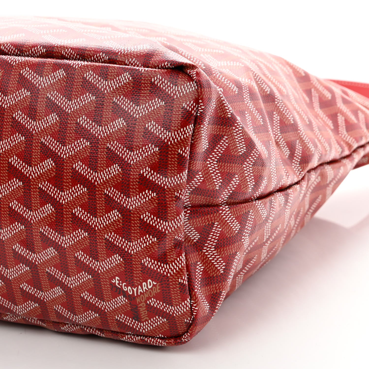 Goyard Goyardine Boheme Hobo Red 11 of 11