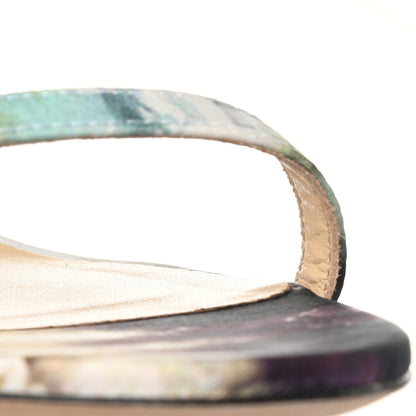 Jimmy Choo Canvas Tie-Dye Minny Oasis 85 Sandals 38.5 Multicolor 9 of 13