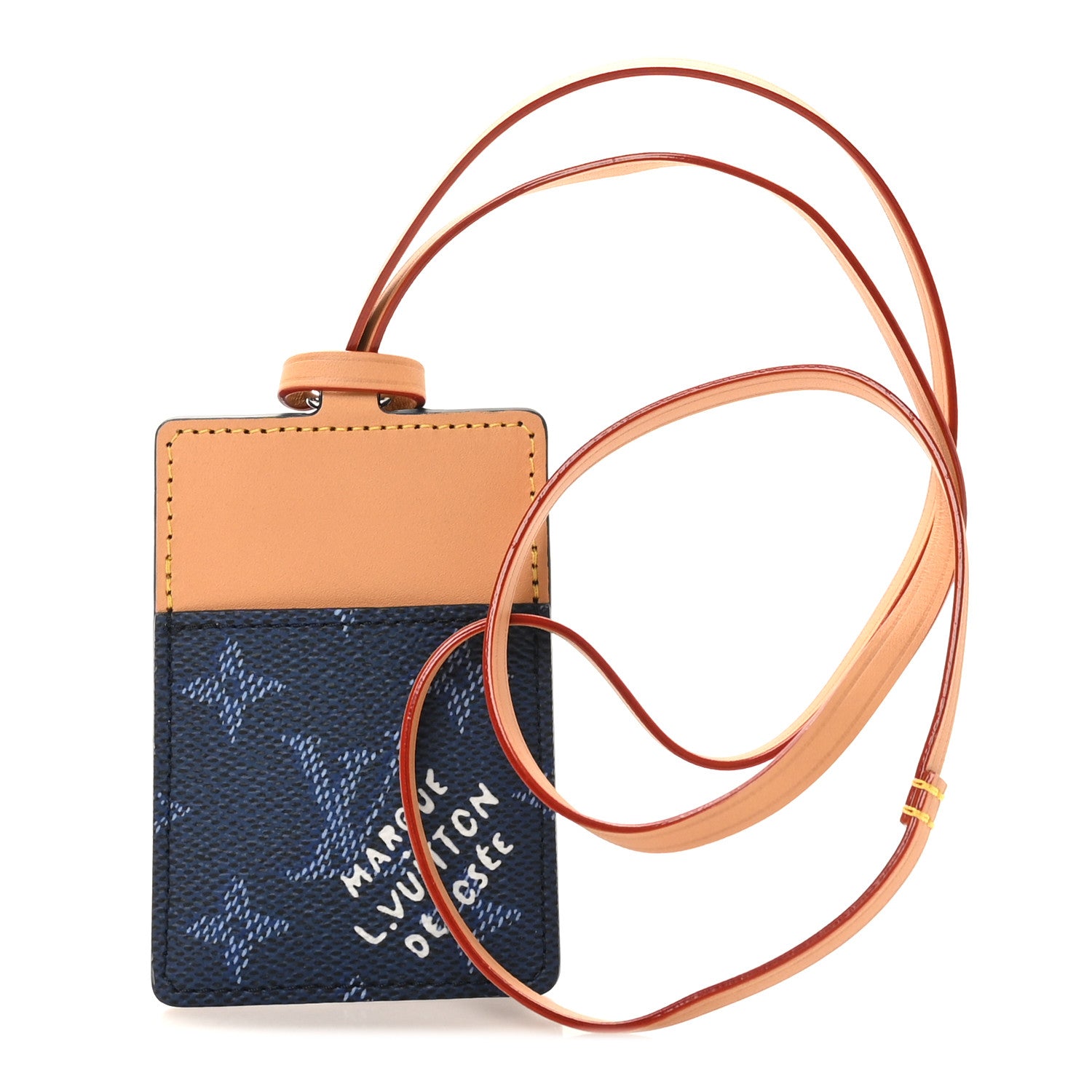 Louis Vuitton Monogram Heritage Badge Holder Ocean Blue 1 of 6