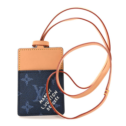 Louis Vuitton Monogram Heritage Badge Holder Ocean Blue 1 of 6