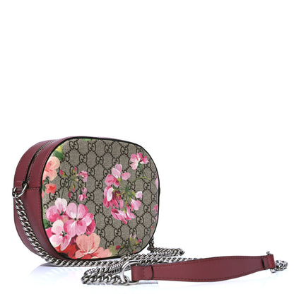 Gucci GG Supreme Monogram Blooms Mini Chain Shoulder Bag Beige Multicolor Dry Rose 2 of 5