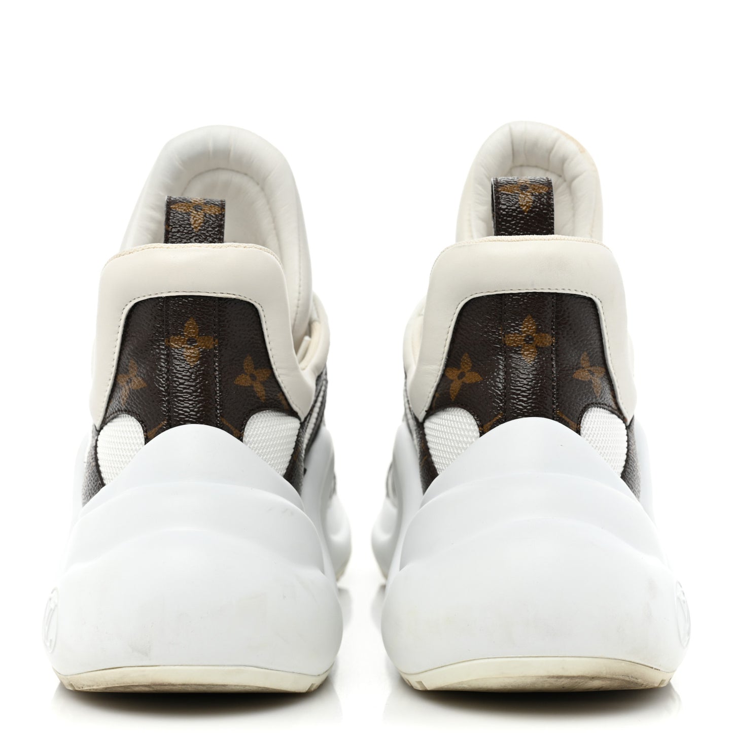 Patent Monogram LV Archlight Sneakers 42 White
