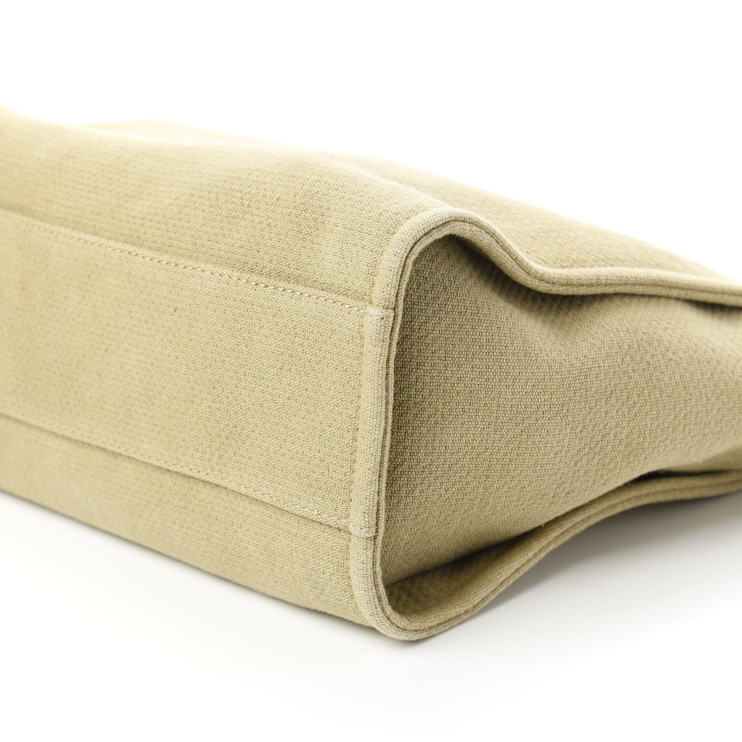 Canvas Small Deauville Tote Beige Black