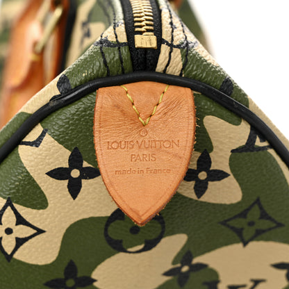 Louis Vuitton Monogram Camouflage Speedy 35 6 of 11