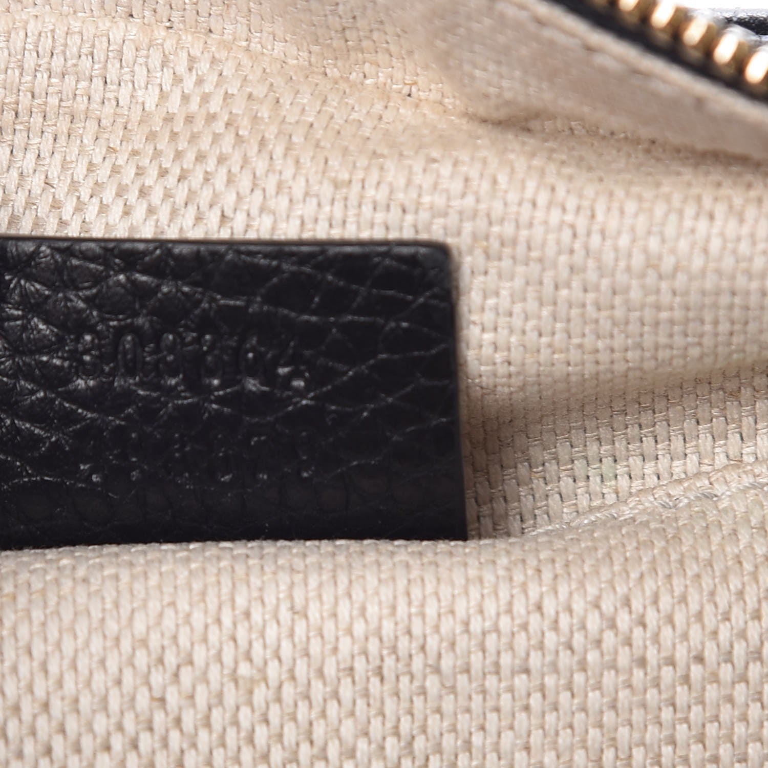 Gucci Pebbled Calfskin Small Soho Disco Bag Black 7 of 8