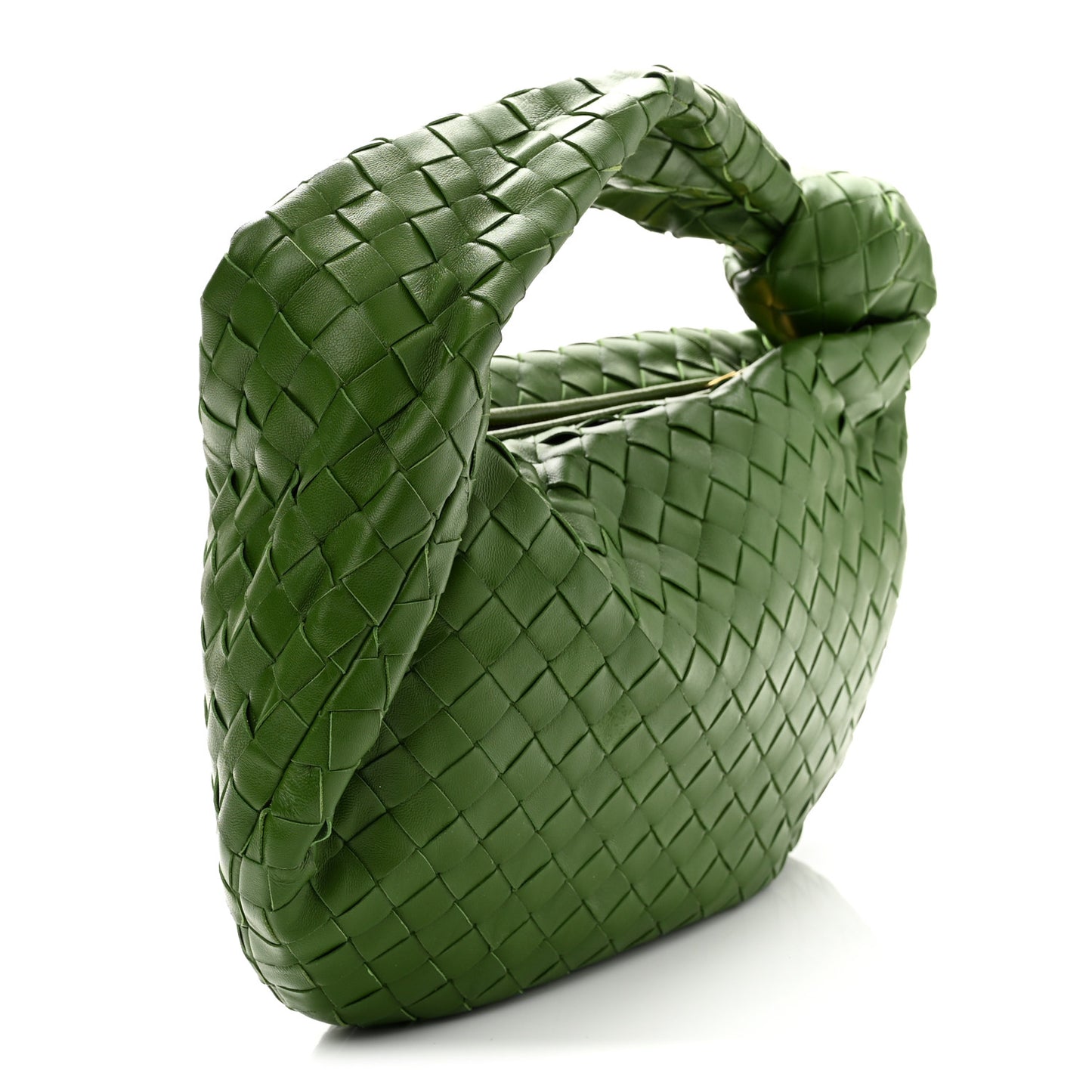 Nappa Intrecciato Teen Jodie Hobo Avocado