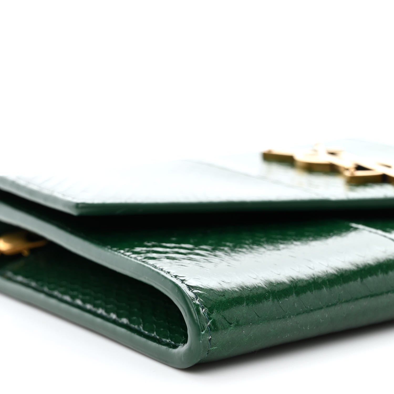 Saint Laurent Watersnake Uptown Crossbody Bag Green 10 of 12