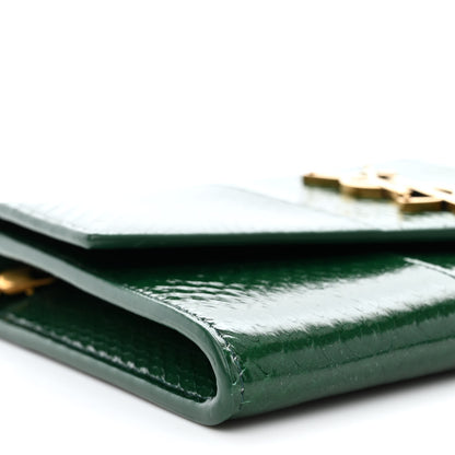 Saint Laurent Watersnake Uptown Crossbody Bag Green 10 of 12