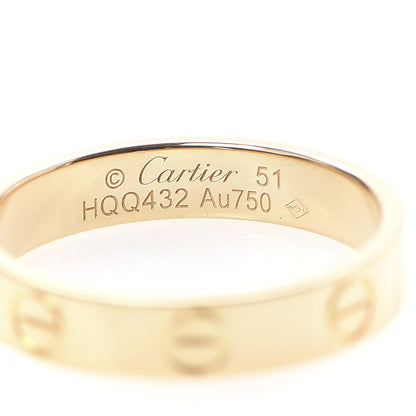 Cartier 18K Yellow Gold 3.5mm LOVE Wedding Band Ring 51 5.75 4 of 4