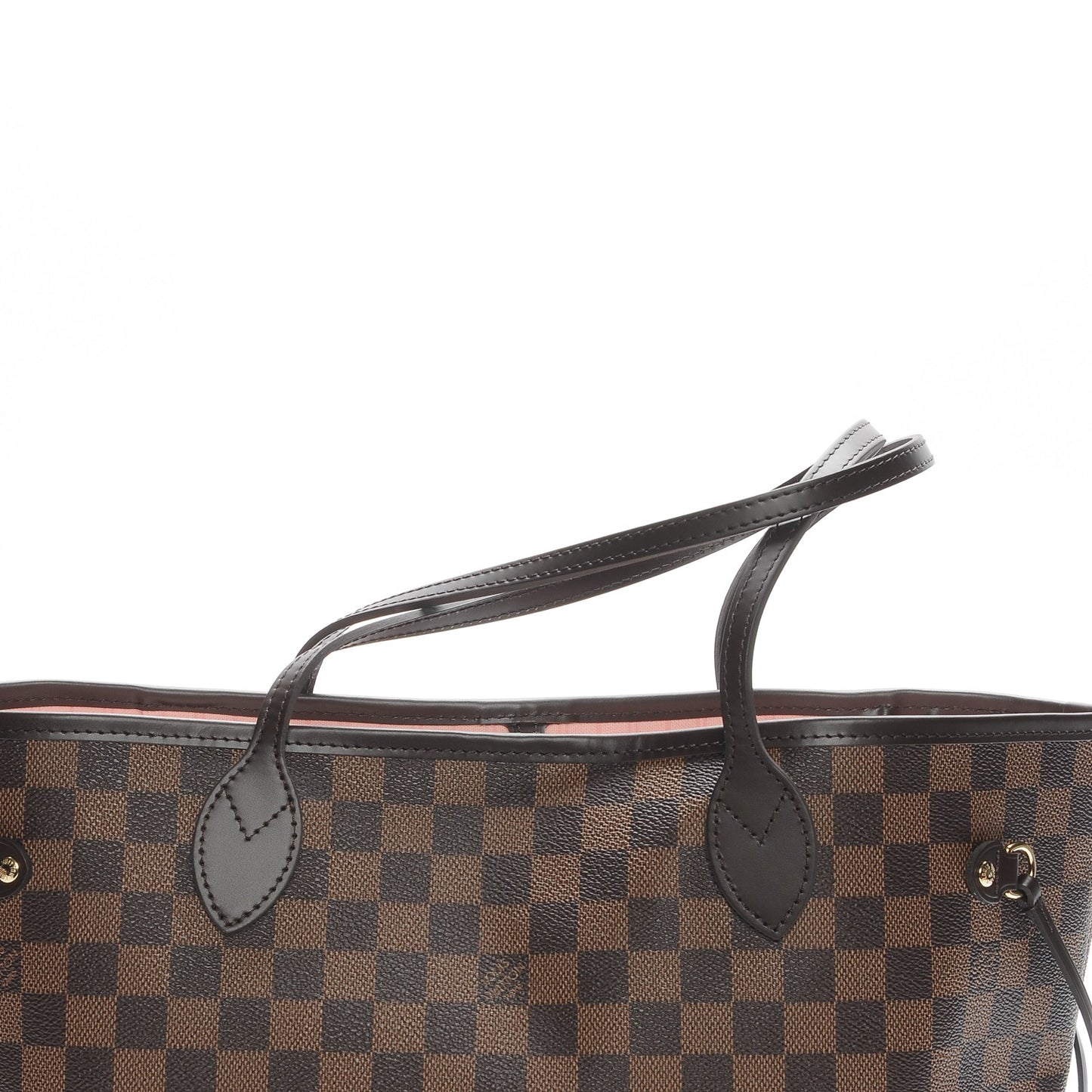 Damier Ebene Neo Neverfull MM Rose Ballerine