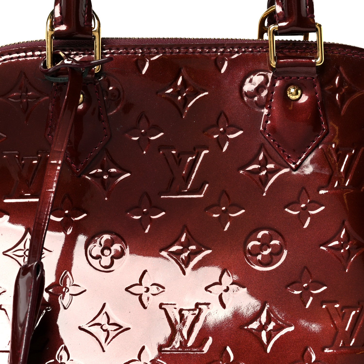Louis Vuitton Vernis Alma PM Rouge Fauviste 7 of 9