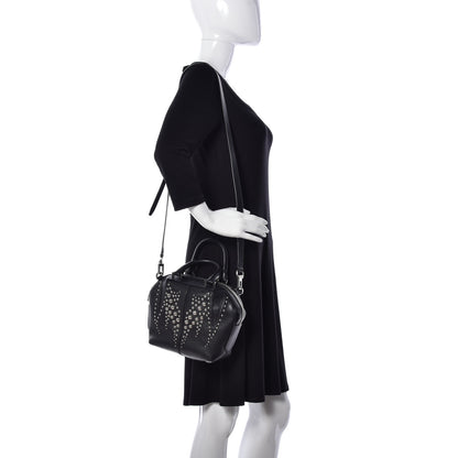 Alexander Wang Pebbled Calfskin Studded Small Emile Black 2 of 8