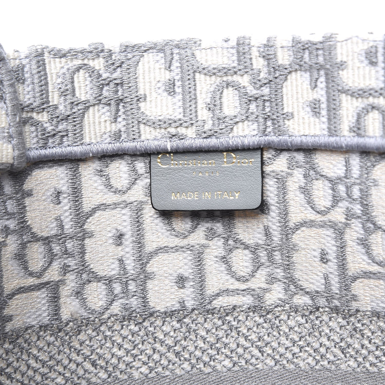Christian Dior Oblique Medium Book Tote Grey 5 of 10