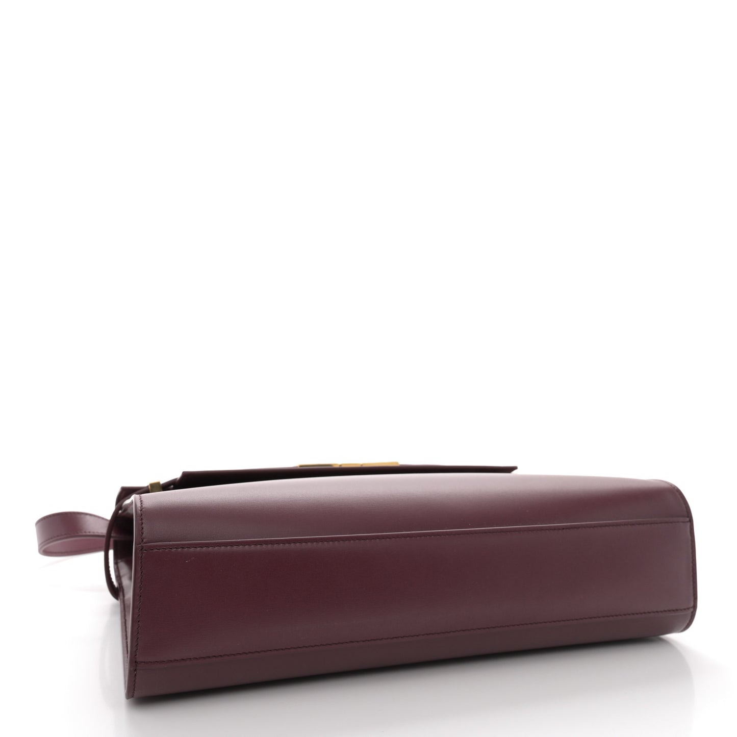 Smooth Calfskin Manhattan Shoulder Bag Rouge