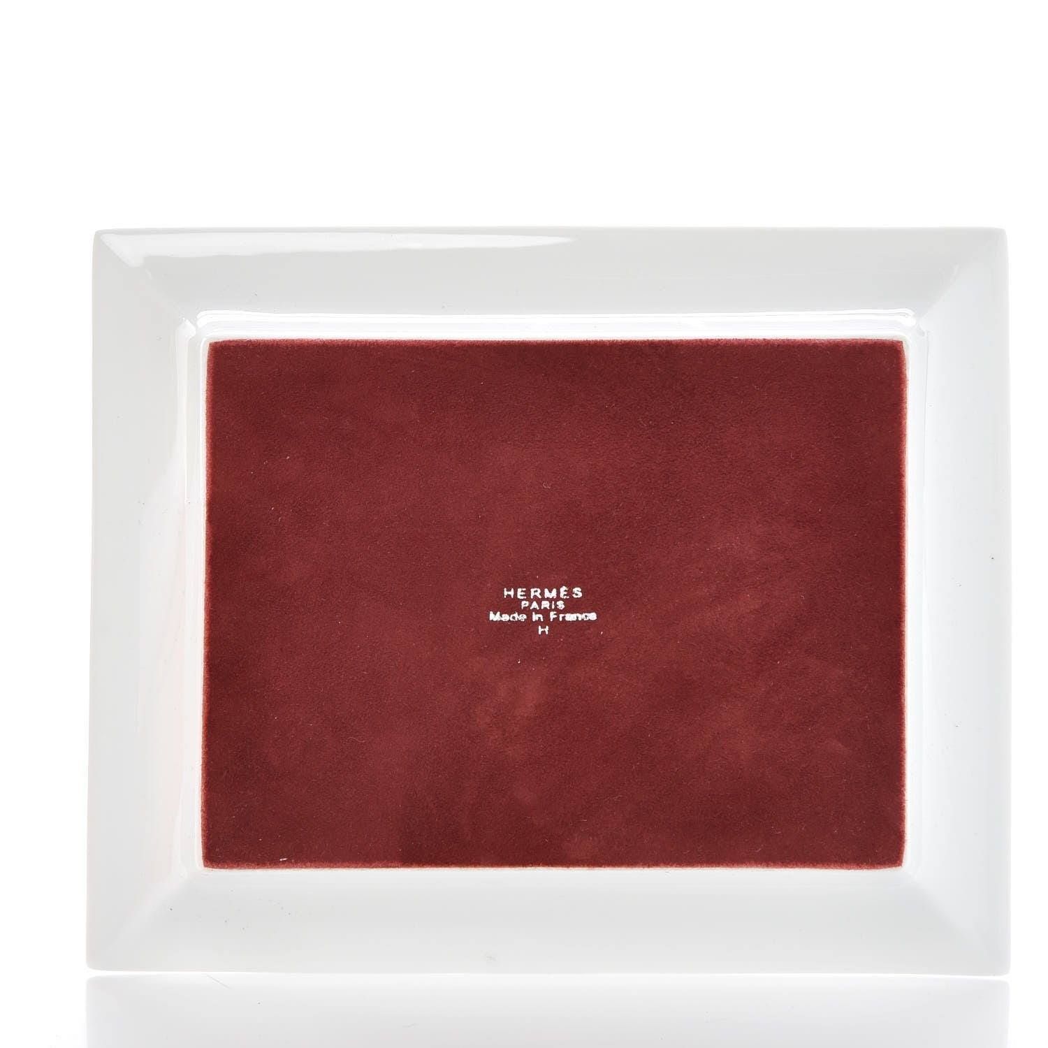 Hermes Porcelain H Deco Change Tray 3 of 5
