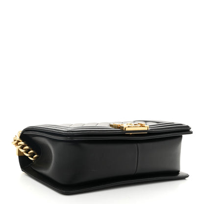 Chanel Lambskin Quilted Medium Boy Flap Black 4 of 10