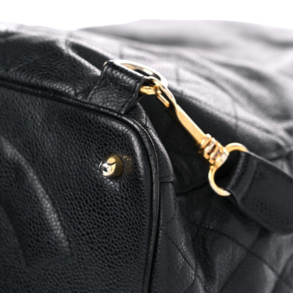 Chanel Caviar Quilted Drawstring Backpack Black 12 of 24