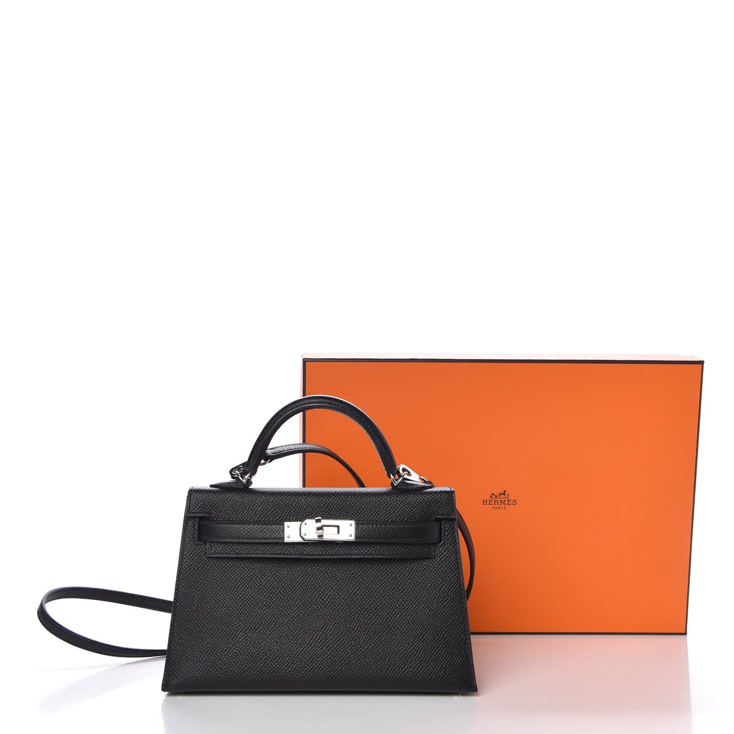 Epsom Mini Kelly Sellier 20 Black