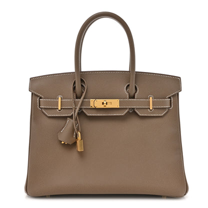 Hermes Epsom BIRKIN 30 Etoupe 1 of 11