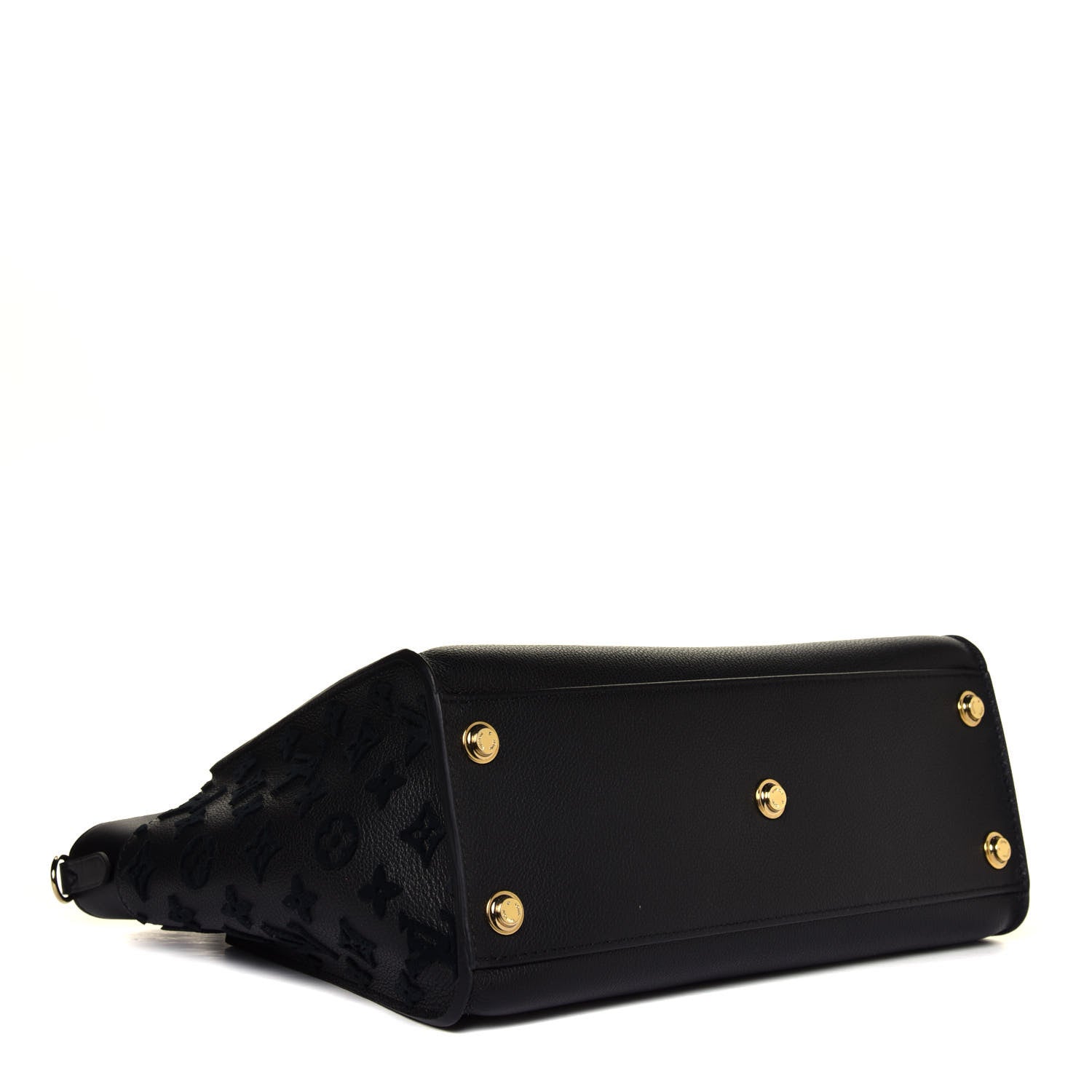 Louis Vuitton Calfskin Monogram Tufting On My Side Black 3 of 5