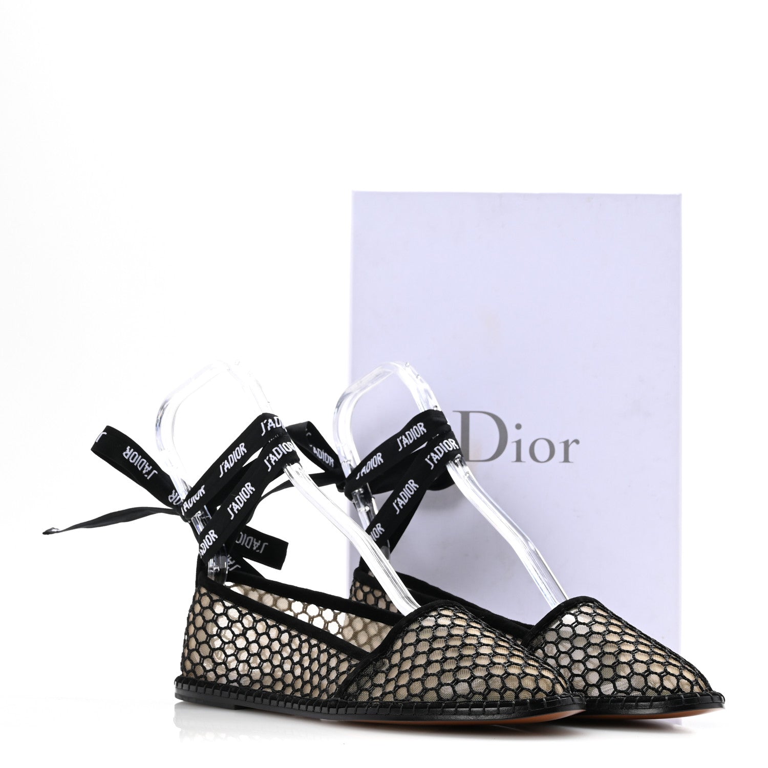 Christian Dior Suede Resille Suede Nicely-D Ballet Flat 40.5 Black 11 of 11