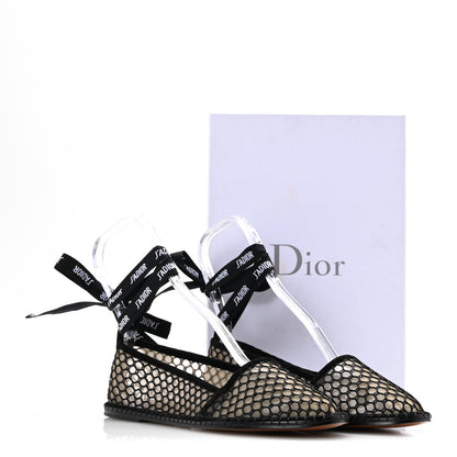 Christian Dior Suede Resille Suede Nicely-D Ballet Flat 40.5 Black 11 of 11